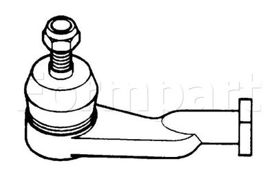 4002001 FORMPART Наконечник поперечной рулевой тяги