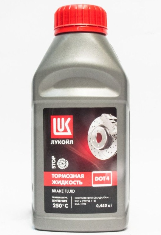 Жидкость тормозная Лукойл Brake Fluid DOT4 0,455 л 1339420