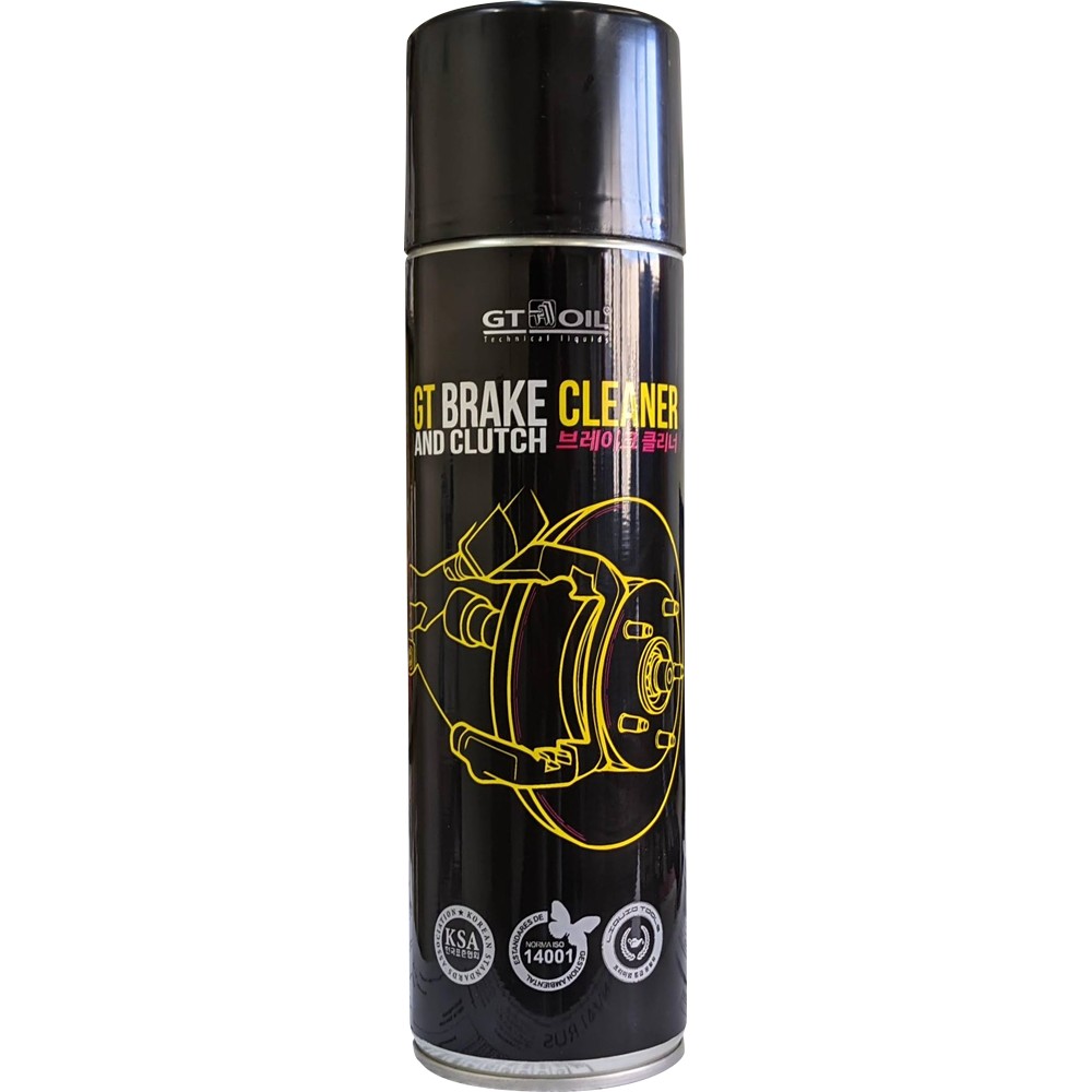 Очиститель тормозов и деталей GT OIL 0,65л GT Brake Cleaner спрей