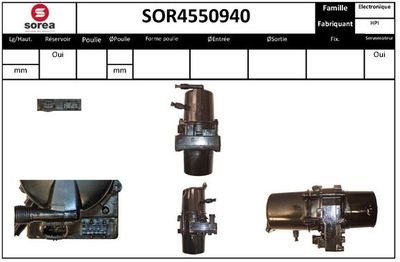 SOR4550940 EAI Гидравлический насос, рулевое управление