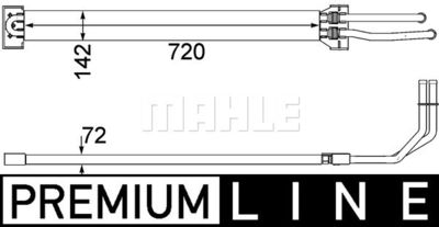 CLC109000P MAHLE Масляный радиатор, рулевое управление