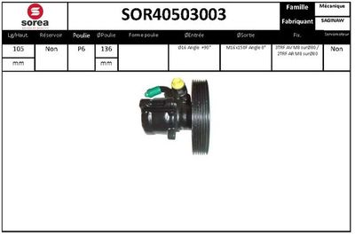 SOR40503003 EAI Гидравлический насос, рулевое управление