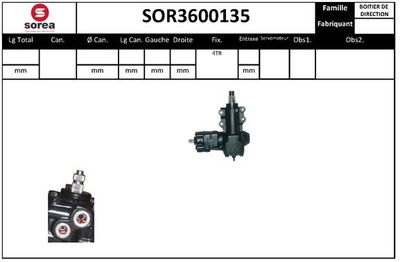 SOR3600135 EAI Рулевой механизм