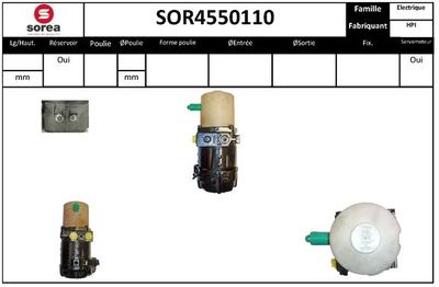 SOR4550110 EAI Гидравлический насос, рулевое управление