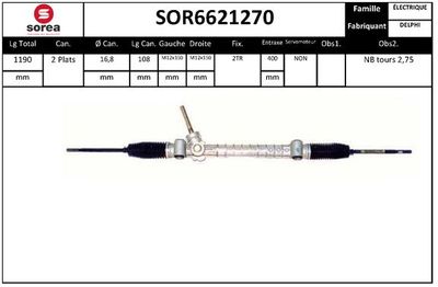 SOR6621270 EAI Рулевой механизм