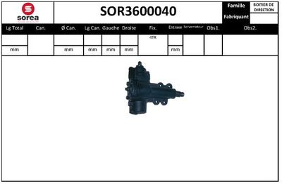 SOR3600040 EAI Рулевой механизм