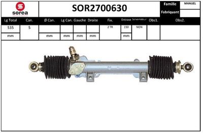 SOR2700630 EAI Рулевой механизм