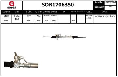 SOR1706350 EAI Рулевой механизм