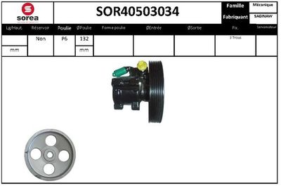 SOR40503034 EAI Гидравлический насос, рулевое управление