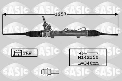 7170038 SASIC Рулевой механизм