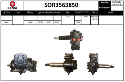 SOR3563850 EAI Рулевой механизм