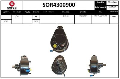 SOR4300900 EAI Гидравлический насос, рулевое управление