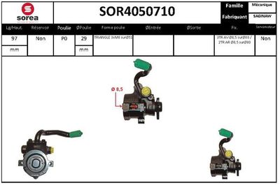 SOR4050710 EAI Гидравлический насос, рулевое управление