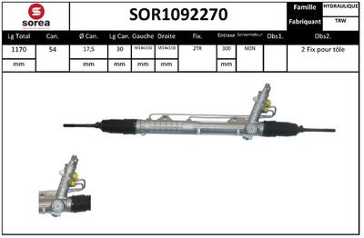 SOR1092270 EAI Рулевой механизм