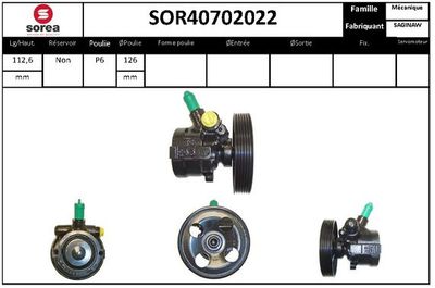 SOR40702022 EAI Гидравлический насос, рулевое управление