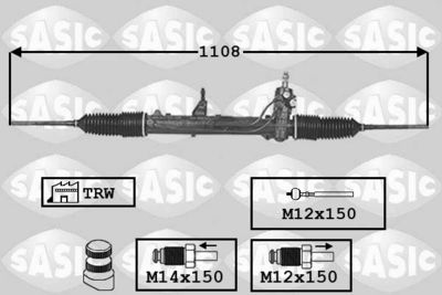 7176002 SASIC Рулевой механизм