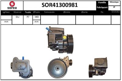 SOR41300981 EAI Гидравлический насос, рулевое управление