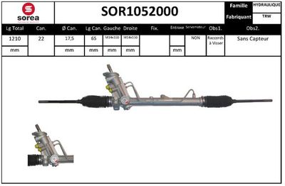 SOR1052000 EAI Рулевой механизм