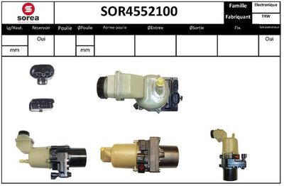 SOR4552100 EAI Гидравлический насос, рулевое управление