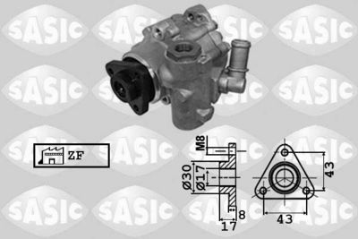 7076072 SASIC Гидравлический насос, рулевое управление