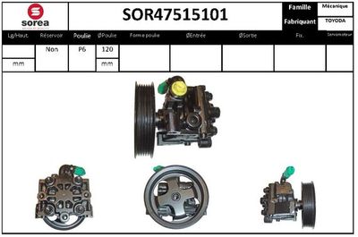 SOR47515101 EAI Гидравлический насос, рулевое управление