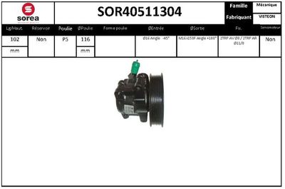 SOR40511304 EAI Гидравлический насос, рулевое управление