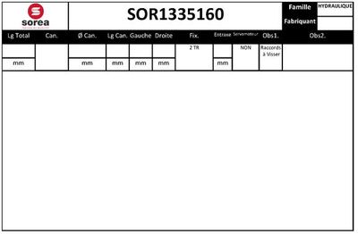 SOR1335160 EAI Рулевой механизм