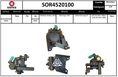 SOR4520100 EAI Гидравлический насос, рулевое управление