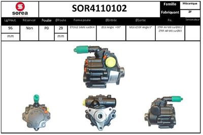 SOR4110102 EAI Гидравлический насос, рулевое управление