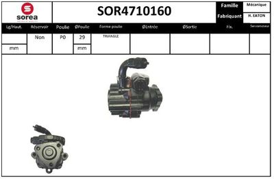 SOR4710160 EAI Гидравлический насос, рулевое управление