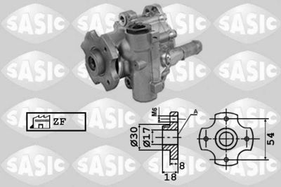 7070063 SASIC Гидравлический насос, рулевое управление