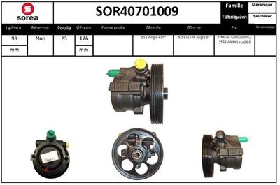 SOR40701009 EAI Гидравлический насос, рулевое управление