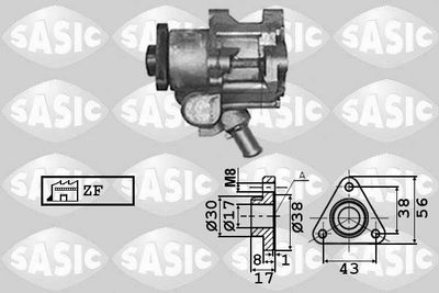 7076022 SASIC Гидравлический насос, рулевое управление