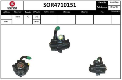 SOR4710151 EAI Гидравлический насос, рулевое управление