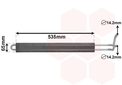06013725 VAN WEZEL Масляный радиатор, рулевое управление