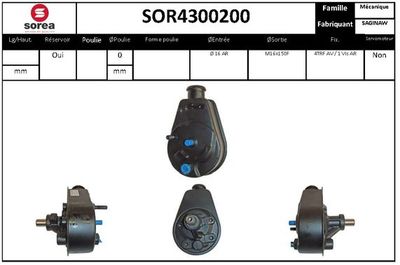 SOR4300200 EAI Гидравлический насос, рулевое управление