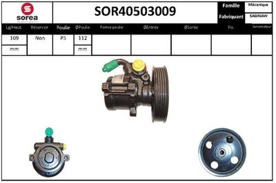 SOR40503009 EAI Гидравлический насос, рулевое управление