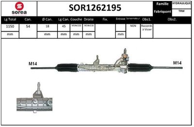 SOR1262195 EAI Рулевой механизм