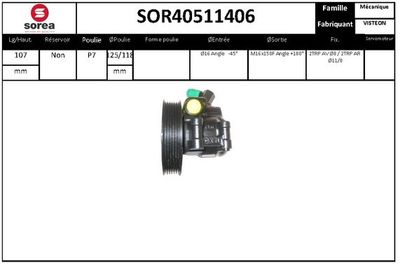 SOR40511406 EAI Гидравлический насос, рулевое управление