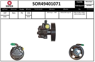 SOR49401071 EAI Гидравлический насос, рулевое управление