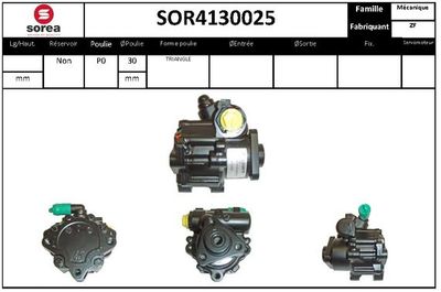 SOR4130025 EAI Гидравлический насос, рулевое управление