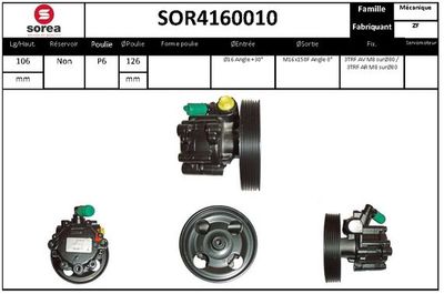 SOR4160010 EAI Гидравлический насос, рулевое управление