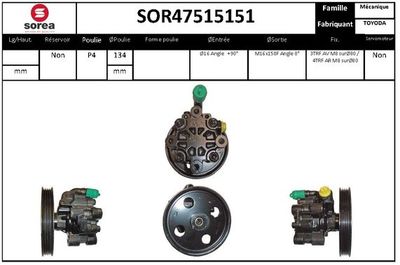 SOR47515151 EAI Гидравлический насос, рулевое управление