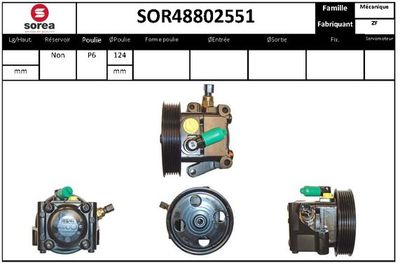 SOR48802551 EAI Гидравлический насос, рулевое управление