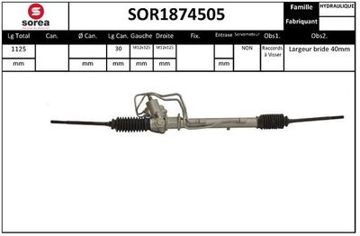 SOR1874505 EAI Рулевой механизм