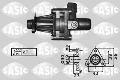 7076043 SASIC Гидравлический насос, рулевое управление