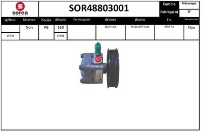 SOR48803001 EAI Гидравлический насос, рулевое управление