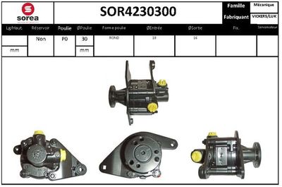 SOR4230300 EAI Гидравлический насос, рулевое управление