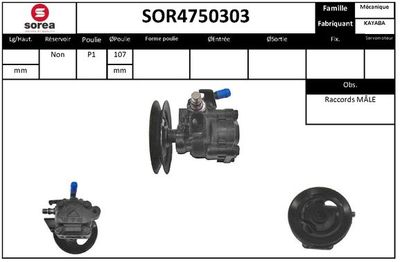 SOR4750303 EAI Гидравлический насос, рулевое управление