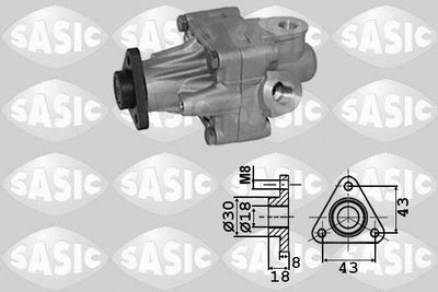 7076064 SASIC Гидравлический насос, рулевое управление